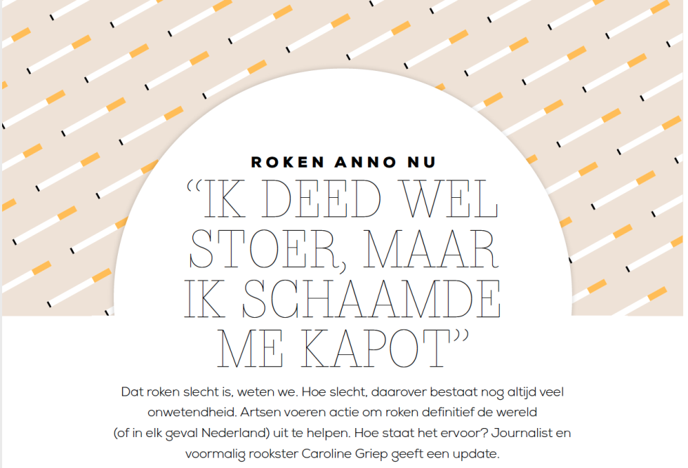 Libelle - gezonde levensstijl en roken anno nu